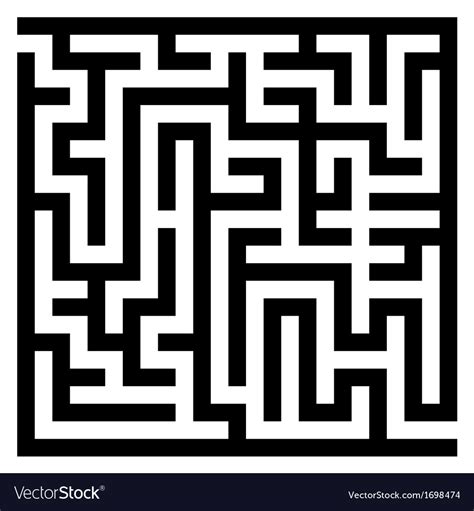 Maze Labyrinth Royalty Free Vector Image Vectorstock