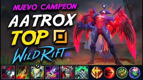 Aatrox Nuevo CampeÓn En Wild Rift Youtube