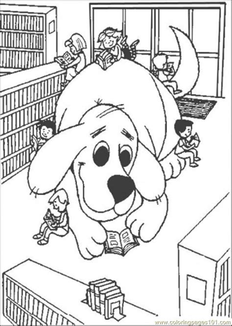 June 10, 2021 by coloring. Giant Clifford Coloring Page - Free Clifford the Big Red ...