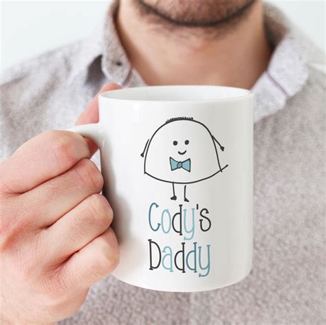 Personalised Daddy Mug Ceramic Cup Childs Name Mug New Etsy Uk