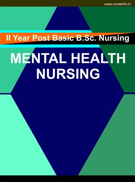 Mental Health Nursing Notesbook For Pc Or Pb Bsc Second Year