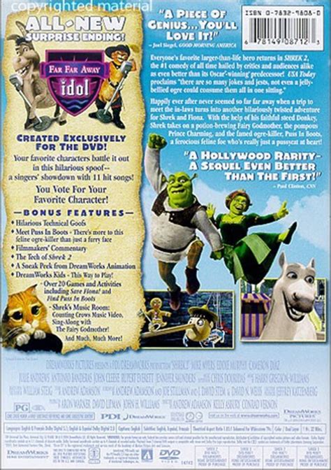 Shrek 2 Dvd 2004 Dvd Empire