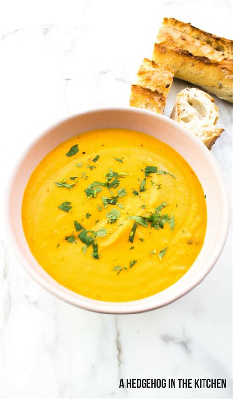 Carrot Coconut Curry Soup A Hedgehog In The Kitchen