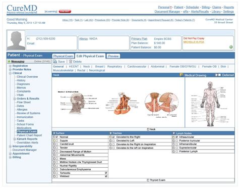 Emr And Ehr Screenshots Medical Knowledge Ehr Medical Anatomy