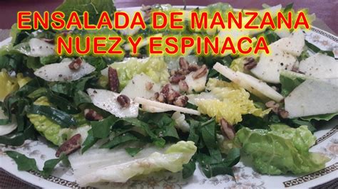 En esa destreza del cocinero, además, ayudan una serie de trucos que le permiten hacer tareas de forma más fácil o conseguir que los. como hacer ENSALADA DE Espinacas Nuez y Manzana Receta ...