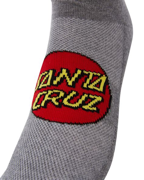Santa Cruz Classic Dot Ankle Sock 5 Pack Assorted Surfstitch