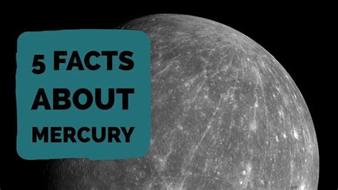 Facts About Mercury 5 Facts About The Planet Mercury Youtube