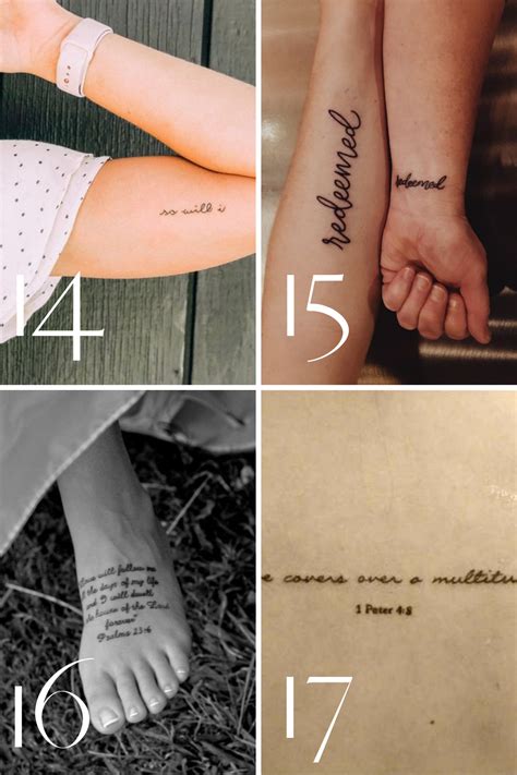 Inspirational Bible Verse Tattoos Ideas Tattooglee Bible Verse