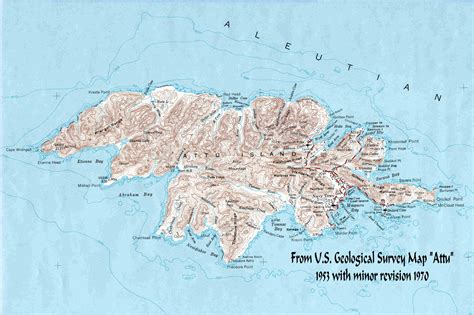 Click here and draw a rectangle over the map to precisely define the search area. Attu Island Alaska the Aleutian Island Occupied by the ...