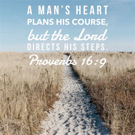 Proverbs 169 The Lord Directs Encouraging Bible Verses