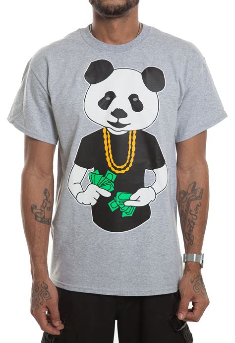 Raw Garts Hip Hop Panda Cute Panda Bear T Shirt 2769 Seknovelty