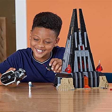LEGO Star Wars Darth Vader S Castle Building Kit Includes TIE Fighter Toys In A Studio