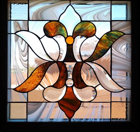 Custom Stained Glass Window Panel By Krysia Designs