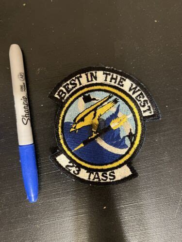 Usaf 23rd Tactical Air Support Squadron Tass Patch Best In The West Full Color Ebay