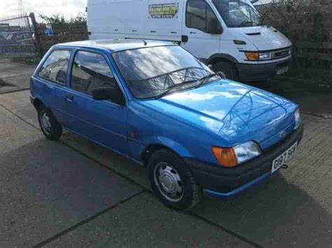 1990 G Ford Fiesta Mk3 11l 3 Door Blue 66000 Miles Starts And Drives