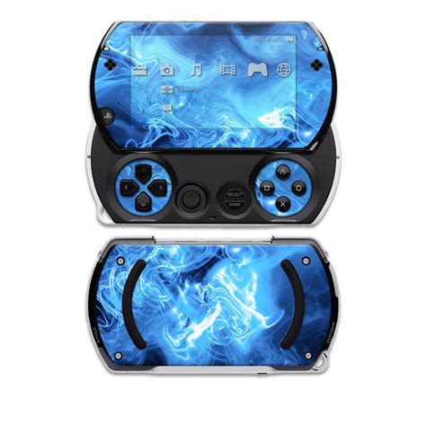 Psp Go Skin Blue Quantum Waves By Gaming Decalgirl