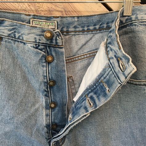 Vintage S Guess Jeans Mens Size X Patch Classic Etsy