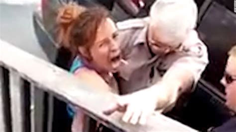 Cop Punches Woman In Face During Arrest Cnn Video