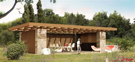 Extension contemporain en bois construction en bois bordeaux. Concept Domus KIT Haut de gamme