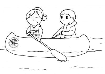 Pusheen cats enjoying a beach vacation. Coloring Pages and Activities - Cayuga Lake Watershed Network