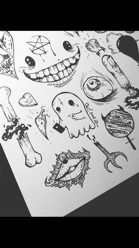Pin By Bad Voodoo On Tattoos 666 Ink Doodles Creepy Drawings Creepy