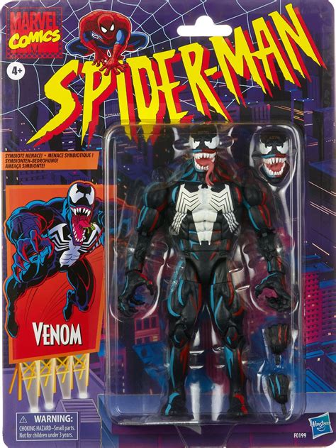 Hasbro Pulsecon Exclusive Marvel Legends Venom Retro Figure Revealed Marvel Toy News Vlr