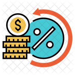 Usually, the actual rate of return that a given investment ends up generating will differ from its estimated irr. Interest Rate Icon of Dualtone style - Available in SVG ...