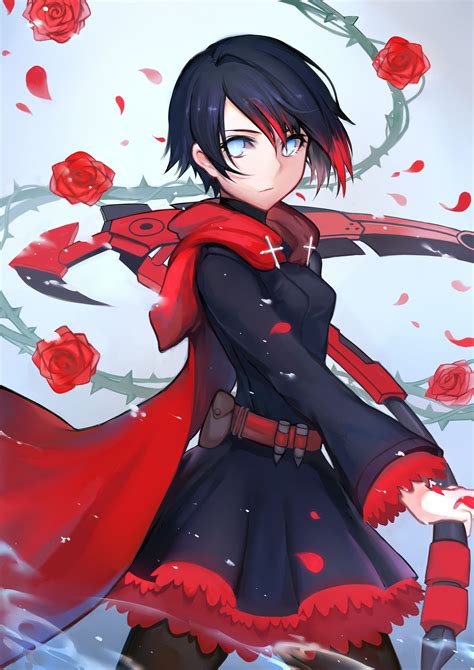 Rwby Anime Characters Fanart Ruby Rose Rwby  Person Human Mobile Legends