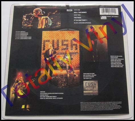 Totally Vinyl Records Rush Roll The Bones The Pass It S A Rap Part Alex Lifeson