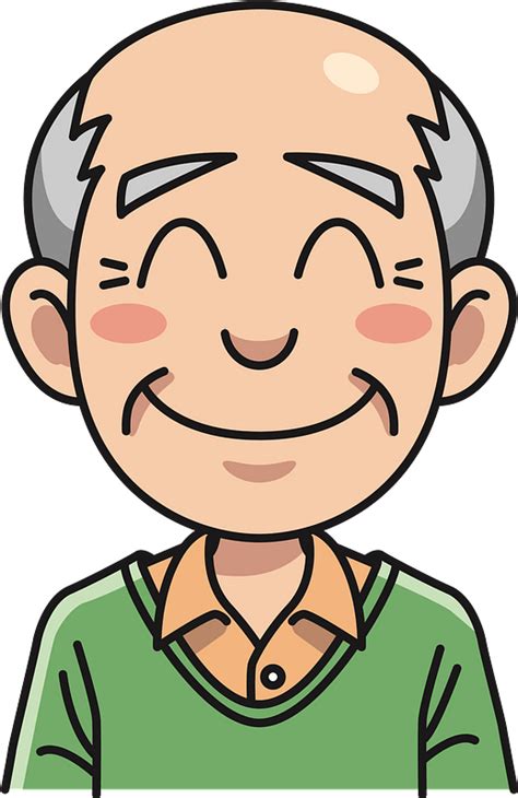 Older Man Smiling Clipart Free Download Transparent Png Creazilla