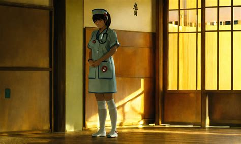 Lexica Japanese Nurse Woman Sad Full Body Abstract