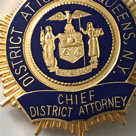 Vintage Badge Chief District Attorney District Attorney Etsy