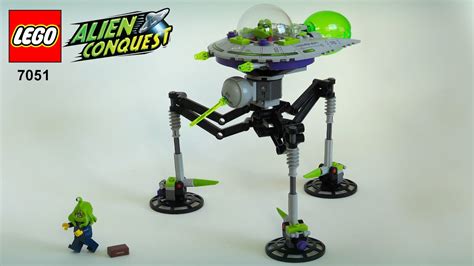 Lego Alien Conquest Tripod Invader 7051 Speed Build Instructions