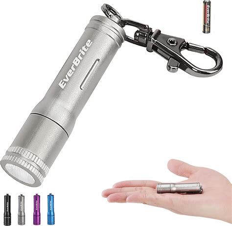 Everbrite Keychain Led Flashlight Mini Bright Key Ring Portable Pocket