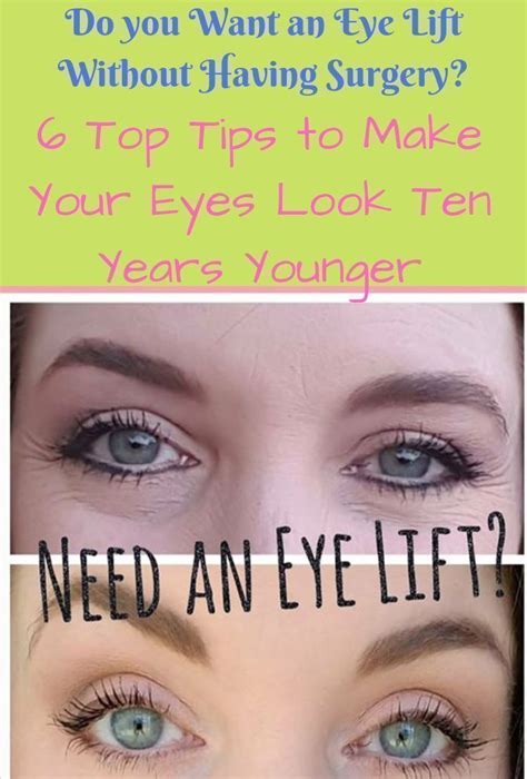 6 Tips To Make Your Eyes Look Ten Years Younger In 2020 Years Younger