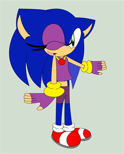 Sonic Genderbenders Sonica The Hedgehog Sonic By Sonamyartist On