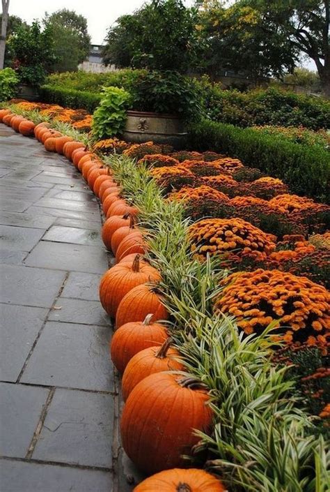 Inspiring Front Yard Landscaping For Fall Season With