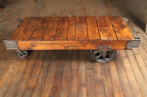 Perfect for your artist loft or as a piece. Vintage Industrial Wood Cast Iron Steel Rolling Factory ...