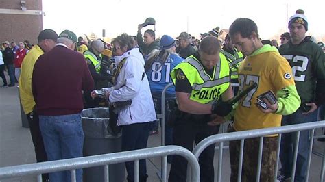 You Can Never Be Complacent Increased Security At Lambeau Field