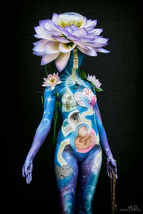 Female Nude Body Painting Body Art Painting Human Canvas