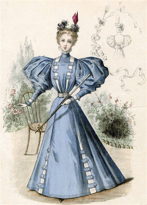 Victorian Fashion 1893 To 1896 Fashion Plates 1890s Fashion