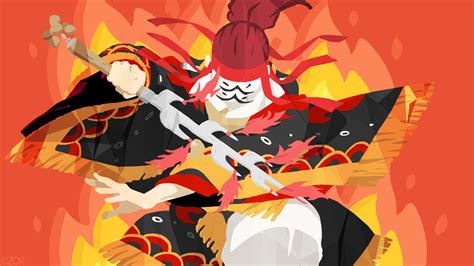 Tanjuro Kamado Minimalist Wallpaper Demon Slayer By Chad Zor On