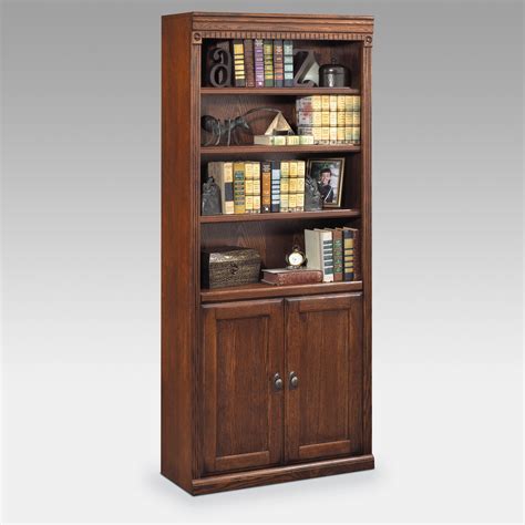 kathy ireland Home by Martin Huntington Oxford Wood Bookcase with Doors