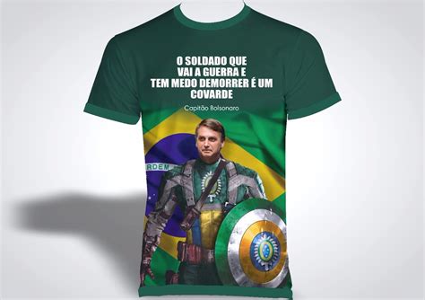 Camisa Capitão Bolsonaro Presidente 2018 R 4500 Em Mercado Livre