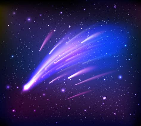 Space Scene With Comets Background 477838 Vector Art At Vecteezy