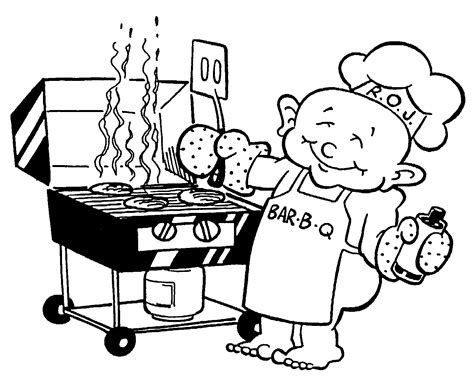 Bbq Clipart Black And White Bbq Black And White Transparent Free For