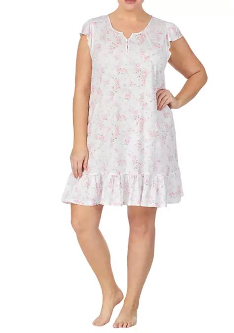 Lauren Ralph Lauren Plus Size Knit Chemise Nightgown Belk