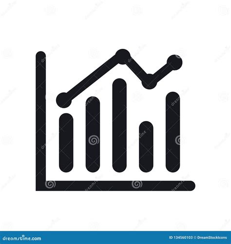 Bar Chart Icon Vector Sign And Symbol Isolated On White Background Bar