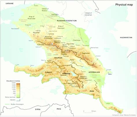 List 92 Images Where Are The Caucasus Mountains On A Map Stunning 102023