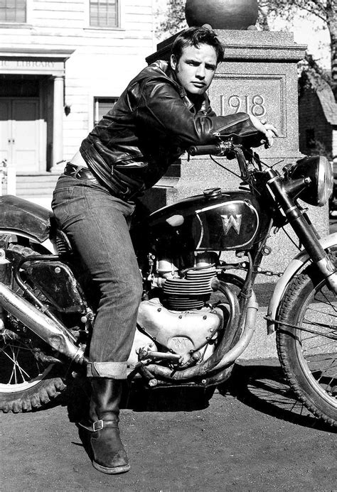 Managed by representatives of the estate of marlon brando. Pin by Norbert Reichlin on Biker boys celebrity | Marlon ...
